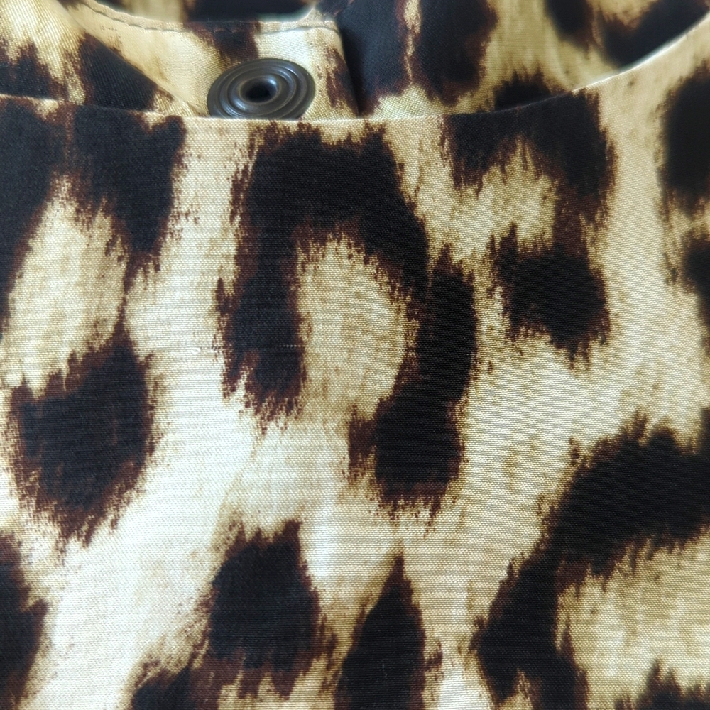 Rag & Bone Silk Leopard Cheetah Print 3/4 Sleeves… - image 8